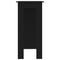 vidaXL Bar Table with Shelf Black 102x50x103.5 cm Engineered Wood