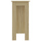 vidaXL Bar Table with Shelf Sonoma Oak 102x50x103.5 cm Engineered Wood