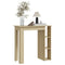 vidaXL Bar Table with Shelf Sonoma Oak 102x50x103.5 cm Engineered Wood