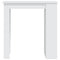 vidaXL Bar Table with Storage Rack White 102x50x103.5 cm Engineered Wood