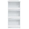 vidaXL Bar Table with Storage Rack White 102x50x103.5 cm Engineered Wood