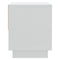 vidaXL Bedside Cabinet White 45x34x44 cm Engineered Wood