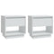 vidaXL Bedside Cabinets 2 pcs White 45x34x44 cm Engineered Wood