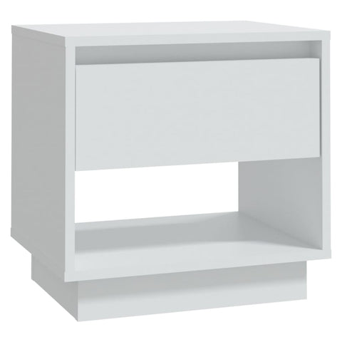 vidaXL Bedside Cabinets 2 pcs White 45x34x44 cm Engineered Wood