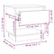 vidaXL Bedside Cabinets 2 pcs White 45x34x44 cm Engineered Wood