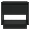 vidaXL Bedside Cabinet Black 45x34x44 cm Engineered Wood