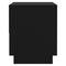 vidaXL Bedside Cabinets 2 pcs Black 45x34x44 cm Engineered Wood
