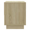 vidaXL Bedside Cabinet Sonoma Oak 45x34x44 cm Engineered Wood