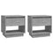 vidaXL Bedside Cabinets 2 pcs Concrete Grey 45x34x44 cm Engineered Wood