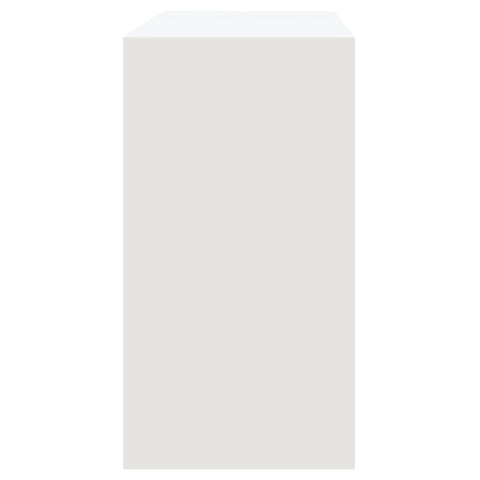 vidaXL Console Table White 89x41x76.5 cm Steel