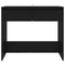 vidaXL Console Table Black 89x41x76.5 cm Steel