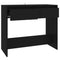 vidaXL Console Table Black 89x41x76.5 cm Steel