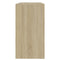 vidaXL Console Table Sonoma Oak 89x41x76.5 cm Steel