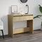 vidaXL Console Table Sonoma Oak 89x41x76.5 cm Steel