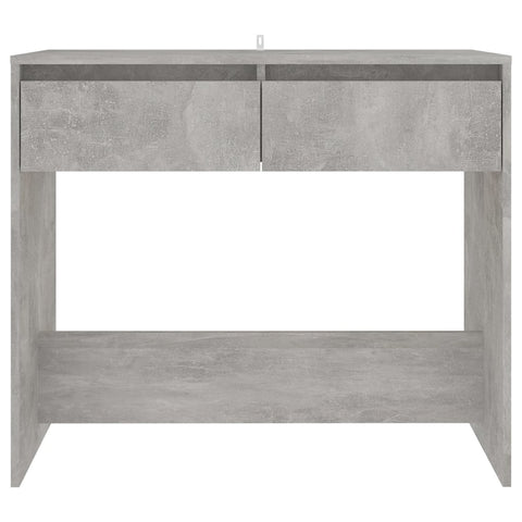 vidaXL Console Table Concrete Grey 89x41x76.5 cm Steel