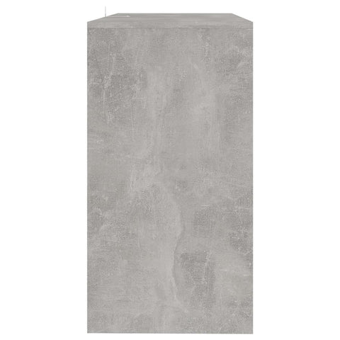 vidaXL Console Table Concrete Grey 89x41x76.5 cm Steel