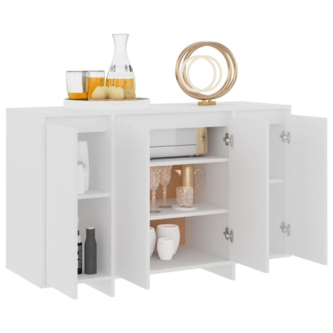 vidaXL Sideboard White 120x41x75 cm Engineered Wood