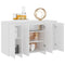 vidaXL Sideboard White 120x41x75 cm Engineered Wood