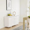 vidaXL Sideboard White 120x41x75 cm Engineered Wood