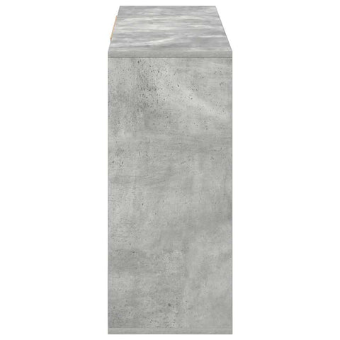 vidaXL Sideboard Concrete Grey 120x30x75 cm Engineered Wood