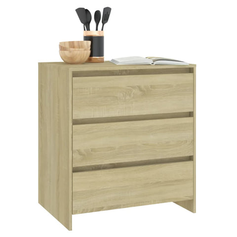 vidaXL Sideboard Sonoma Oak 70x41x75 cm Engineered Wood