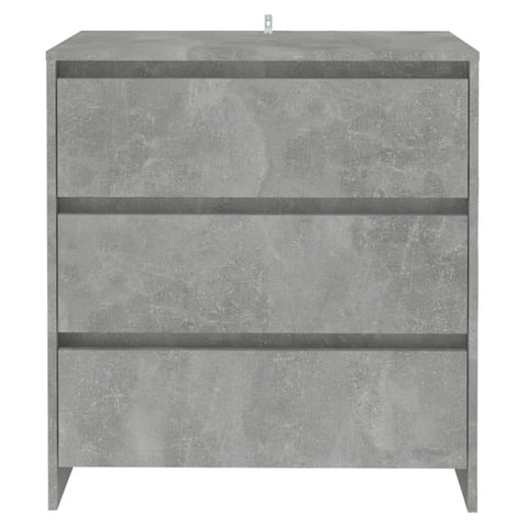 vidaXL Sideboard Concrete Grey 70x41x75 cm Engineered Wood