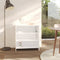 vidaXL Sideboard White 70x40.5x75 cm Engineered Wood