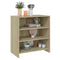 vidaXL Sideboard Sonoma Oak 70x40.5x75 cm Engineered Wood