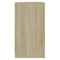 vidaXL Sideboard Sonoma Oak 70x40.5x75 cm Engineered Wood
