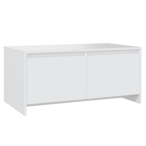 vidaXL Coffee Table White 90x50x41.5 cm Engineered Wood