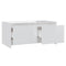 vidaXL Coffee Table High Gloss White 90x50x41.5 cm Engineered Wood