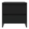 vidaXL Bedside Cabinets 2 pcs Black 45x34.5x44.5 cm Engineered Wood