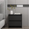 vidaXL Bedside Cabinets 2 pcs Black 45x34.5x44.5 cm Engineered Wood