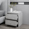 vidaXL Bedside Cabinet Concrete Grey 45x34.5x44.5 cm Engineered Wood