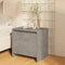 vidaXL Bedside Cabinet Concrete Grey 45x34x44.5 cm Engineered Wood