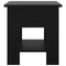 vidaXL Coffee Table Black 40x40x42 cm Engineered Wood