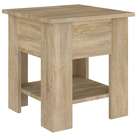 vidaXL Coffee Table Sonoma Oak 40x40x42 cm Engineered Wood