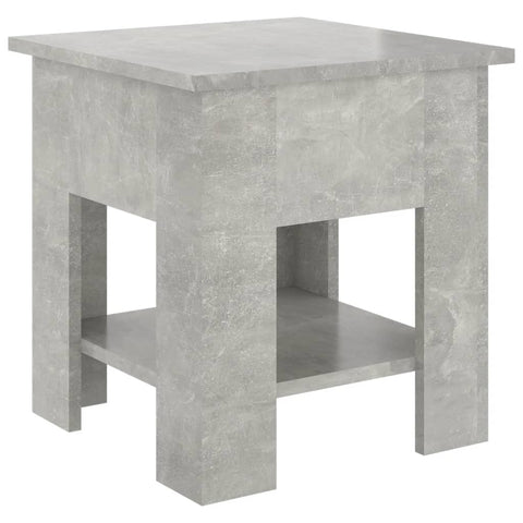 vidaXL Coffee Table Concrete Grey 40x40x42 cm Engineered Wood
