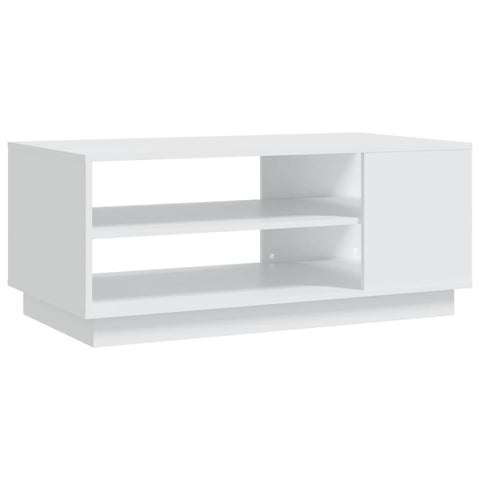 vidaXL Coffee Table White 102x55x43 cm Engineered Wood