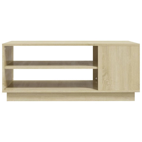vidaXL Coffee Table Sonoma Oak 102x55x43 cm Engineered Wood