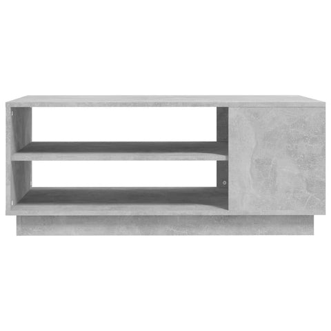 vidaXL Coffee Table Concrete Grey 102x55x43 cm Engineered Wood