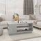 vidaXL Coffee Table Concrete Grey 102x55x43 cm Engineered Wood