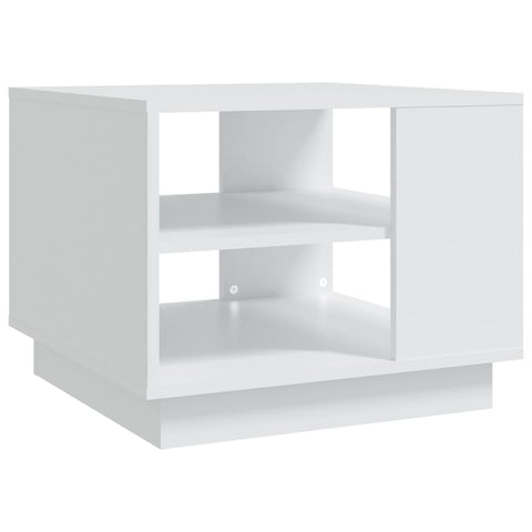 vidaXL Coffee Table White 55x55x43 cm Engineered Wood