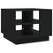 vidaXL Coffee Table Black 55x55x43 cm Engineered Wood