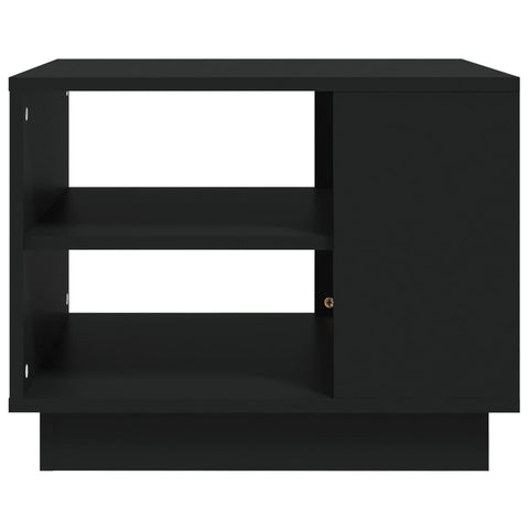 vidaXL Coffee Table Black 55x55x43 cm Engineered Wood