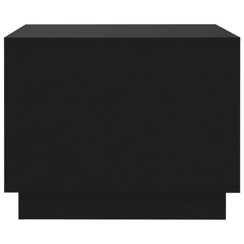 vidaXL Coffee Table Black 55x55x43 cm Engineered Wood