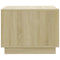 vidaXL Coffee Table Sonoma Oak 55x55x43 cm Engineered Wood