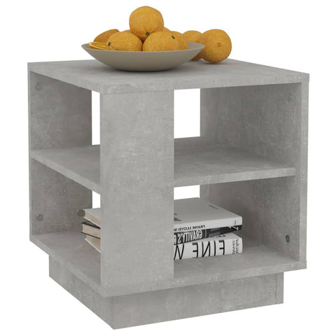 vidaXL Coffee Table Concrete Grey 40x40x43 cm Engineered Wood