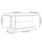 vidaXL Coffee Table White 102x55.5x40 cm Engineered Wood