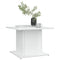 vidaXL Coffee Table White 55.5x55.5x40 cm Engineered Wood